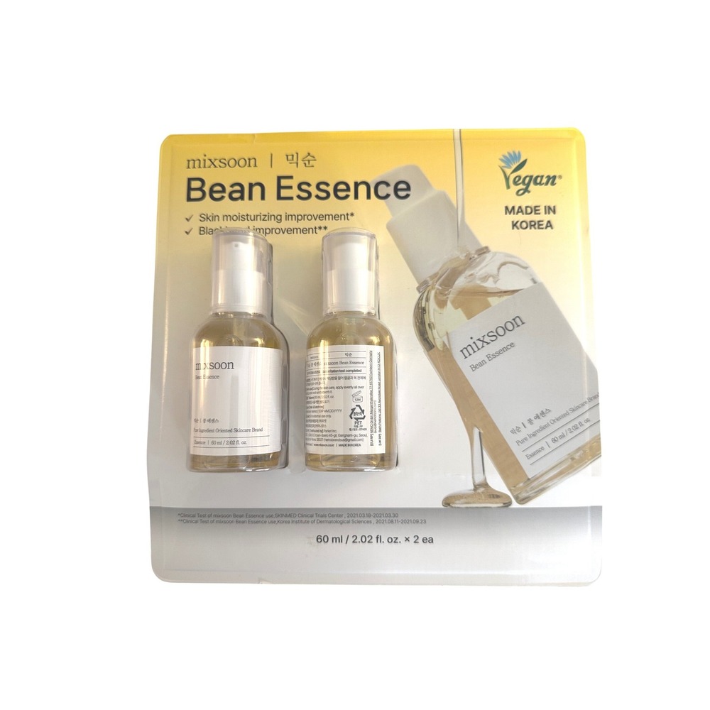 Mixsoon Clear‎ Fermented Bean Essence Skin Moisturizing 2-Pack 2.02oz x2